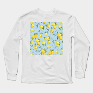 watercolor lemons 10 Long Sleeve T-Shirt